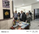 افتتاح نمایشگاه گروهی هنرهای تجسمی باران توسط رئیس اداره منابع طبیعی و آبخیزداری شهرستان البرز