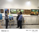 افتتاح نمایشگاه گروهی هنرهای تجسمی باران توسط رئیس اداره منابع طبیعی و آبخیزداری شهرستان البرز