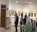 افتتاح نمایشگاه گروهی هنرهای تجسمی باران توسط رئیس اداره منابع طبیعی و آبخیزداری شهرستان البرز