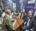 برپایی میز خدمت اداره کل منابع طبیعی و آبخیزداری استان در موکب شهدای دولت