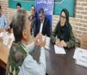 در دومین روز از هفته جهاد کشاورزی، میز خدمت  در نماز جمعه برگزار شد.