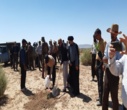 مراسم روز جهانی مقابله با بیابان‌زایی در روستای فتح‌آباد بویین‌زهرا برگزار شد.