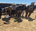 مراسم روز جهانی مقابله با بیابان‌زایی در روستای فتح‌آباد بویین‌زهرا برگزار شد.