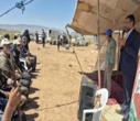 مراسم روز جهانی مقابله با بیابان‌زایی در روستای فتح‌آباد بویین‌زهرا برگزار شد.