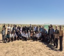 مراسم روز جهانی مقابله با بیابان‌زایی در روستای فتح‌آباد بویین‌زهرا برگزار شد.