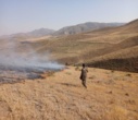 اطفای حریق روستای خنداب آوج