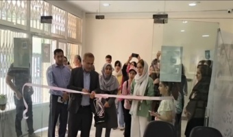 افتتاح نمایشگاه گروهی هنرهای تجسمی باران توسط رئیس اداره منابع طبیعی و آبخیزداری شهرستان البرز