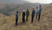 بازدید مسئول حوزه نمایندگی ولی فقیه سازمان منابع طبیعی و آبخیزداری کشور از طرح جنگل کاری وفور  