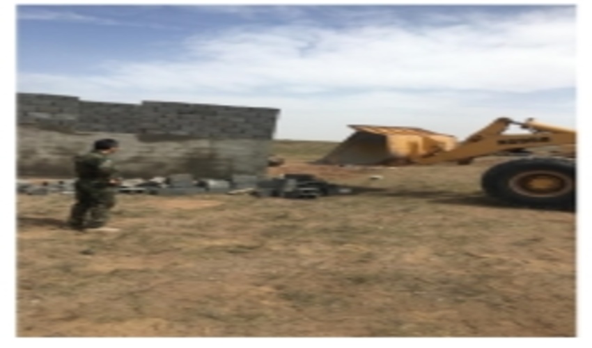 رقع تصرق اراضی ملی در بویین زهرا