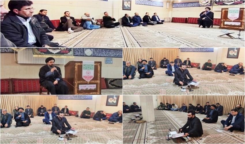 مراسم سوگواری شهادت حضرت فاطمه زهرا (س) در قزوین برگزار شد