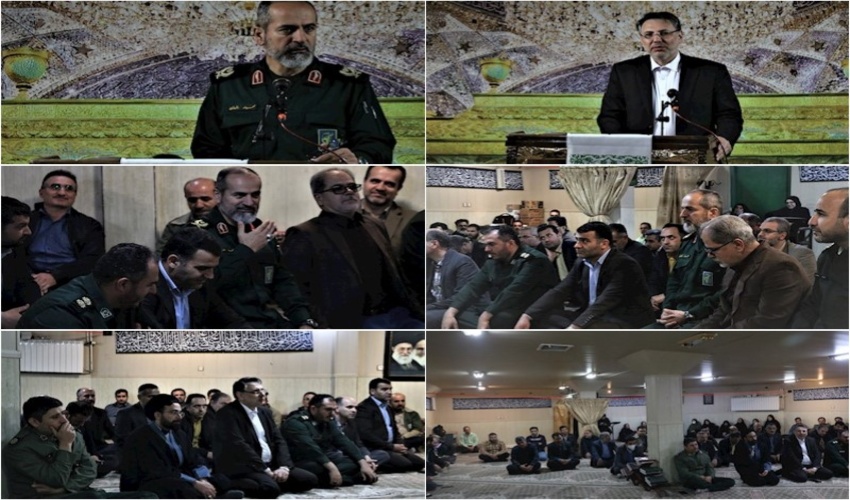 مراسم بزرگداشت اولین یادواره پدران آسمانی در قزوین برگزارشد 