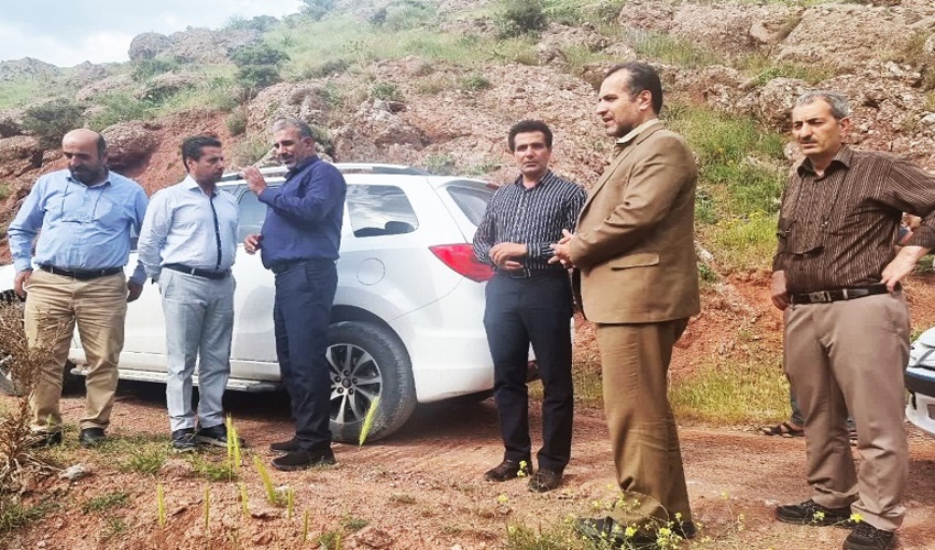 بازدید کارشناسان دفتر کنترل سیلاب و آبخوانداری معاونت آبخیزداری سازمان جنگلها مراتع و آبخیزداری کشور از پروژه های استان قزوین