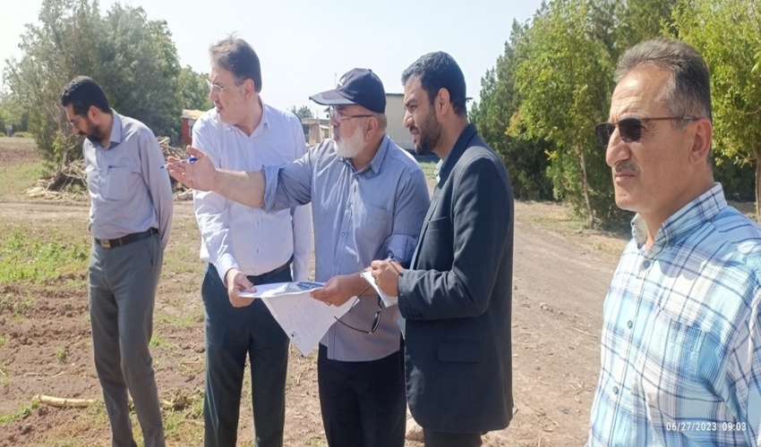 بازدید نماینده ویژه معاون محترم وزیر و رییس سازمان منابع طبیعی و آبخیزداری کشور از نهالستان سبحان 