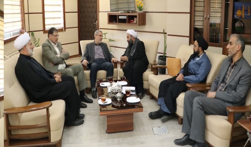 دیدار مسئول حوزه نمایندگی ولی فقیه سازمان منابع طبیعی کشور با رییس سازمان جهاد کشاورزی استان قزوین 