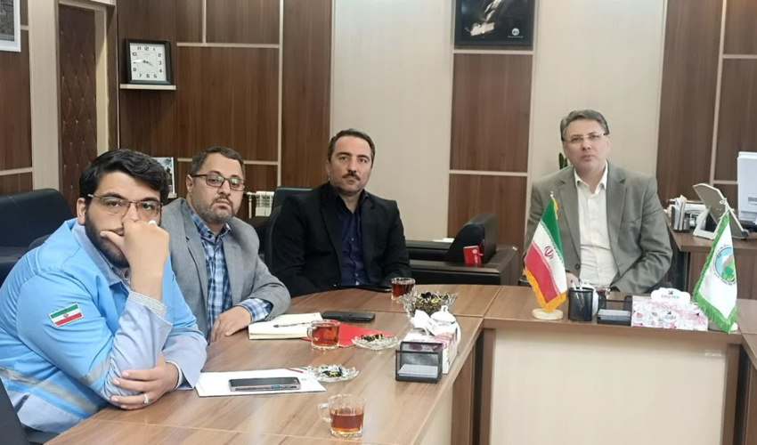 حضور تیم ارزیابی عملکرد سازمان مدیریت بحران کشور در اداره کل منابع طبیعی و آبخیزداری استان قزوین 