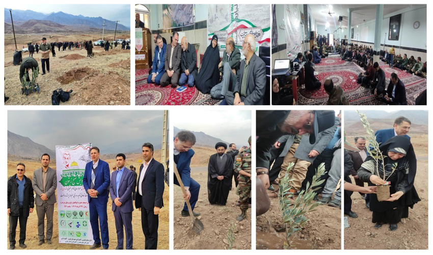 پویش مردمی صبح زیتون به یاد شهدای غزه در قزوین برگزار شد