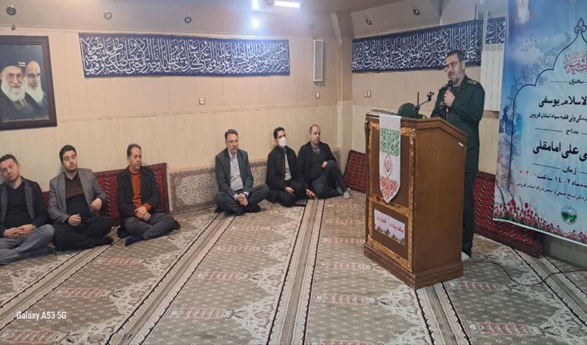 مراسم بزرگداشت دومین یادواره پدران آسمانی در قزوین برگزارشد