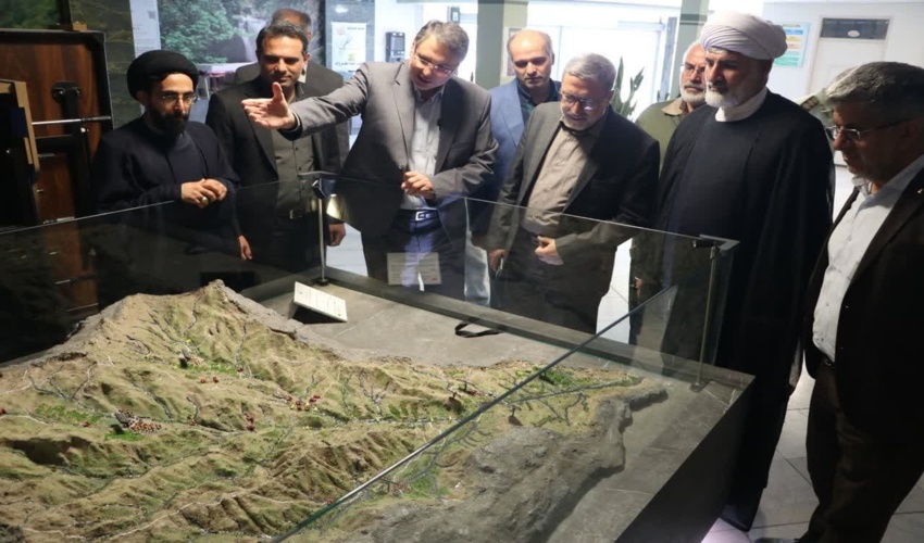 بازدید رییس سازمان جهادکشاورزی استان قزوین از اداره کل منابع طبیعی و آبخیزداری
