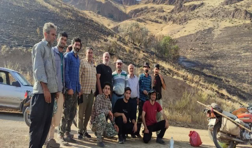 مهار آتشسوزی در اراضی طارم سفلی قزوین با حضور به موقع قرقبان و مرتعداران
